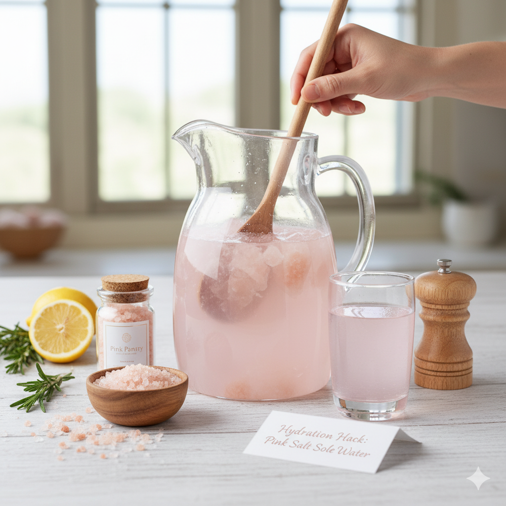 Hydration Hacks: Using Pink Salt for Better Hydration
