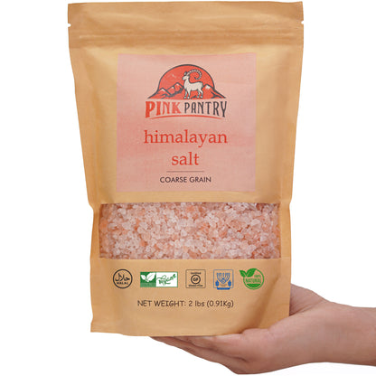 Himalayan Pink Salt (Coarse Grain) 2 lbs (0.91 kg)