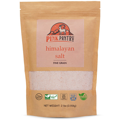 Himalayan Pink Salt (Fine Grain) 2 lbs (0.91 kg)