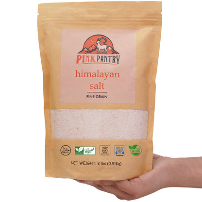Himalayan Pink Salt (Fine Grain) 2 lbs (0.91 kg)