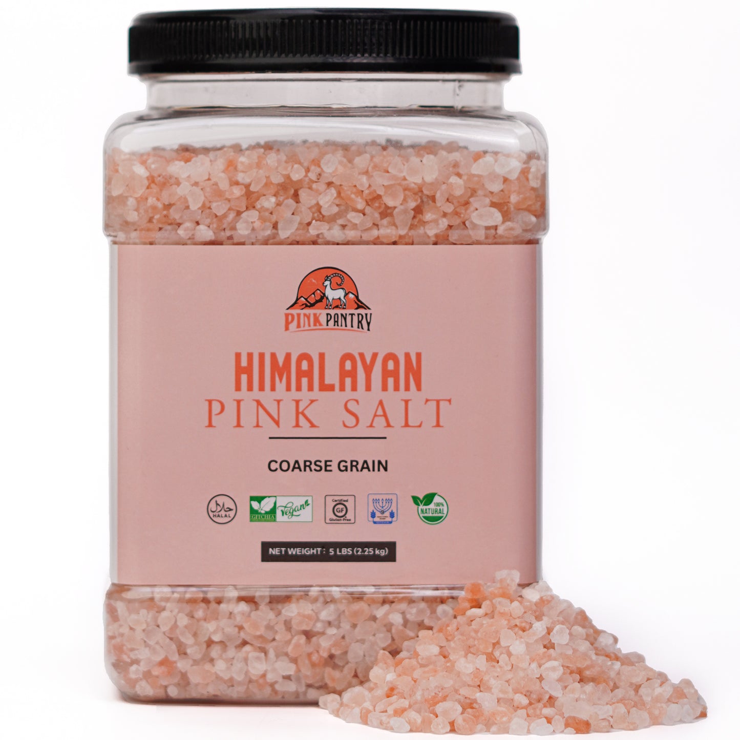 Himalayan Pink Salt (Coarse Grain) 5.5 lbs (2.5 kg)
